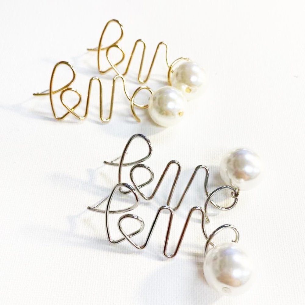 Abstract earring